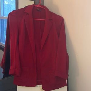 Sparkle & Fade red blazer